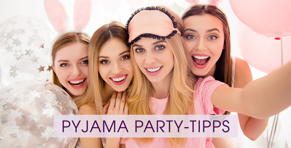 Pyjama Party Tipps Headerbild mobile